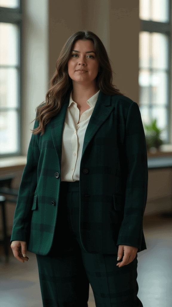 Plaid Power Suit