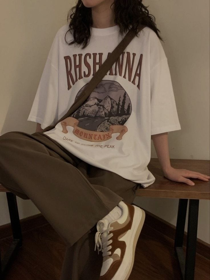 Rustic Graphic Tee And Cargo Combo