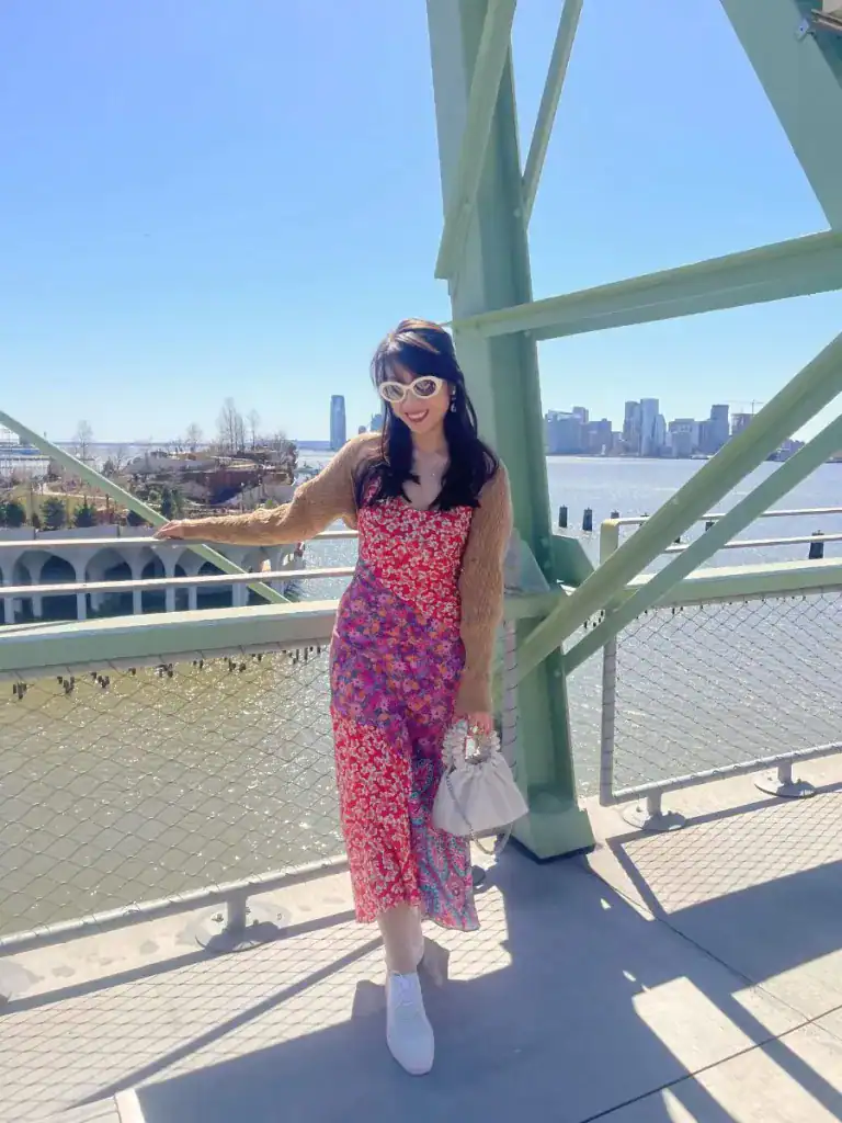 Floral Midi With Cozy Cardigan