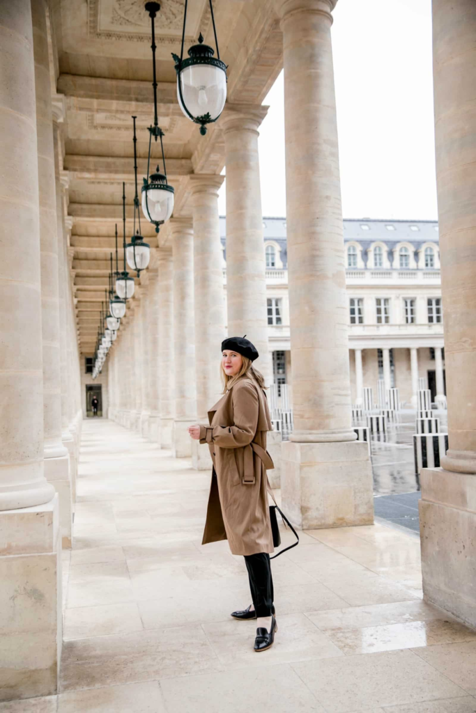 Parisian Chic In Camel Coat