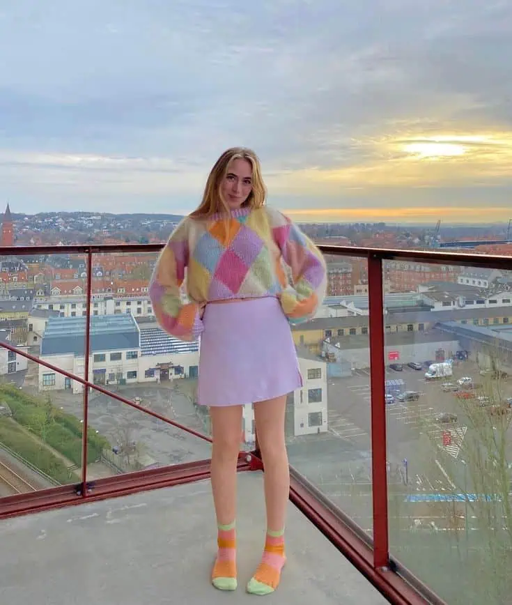 Pastel Perfection With Argyle Flair