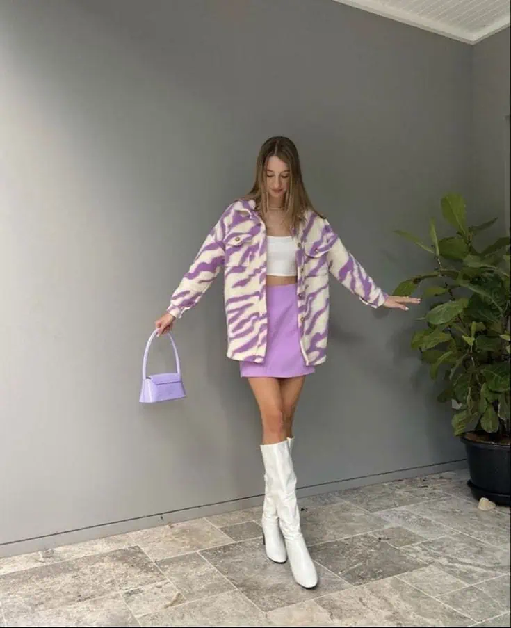 Purple Pop With Zebra Flair