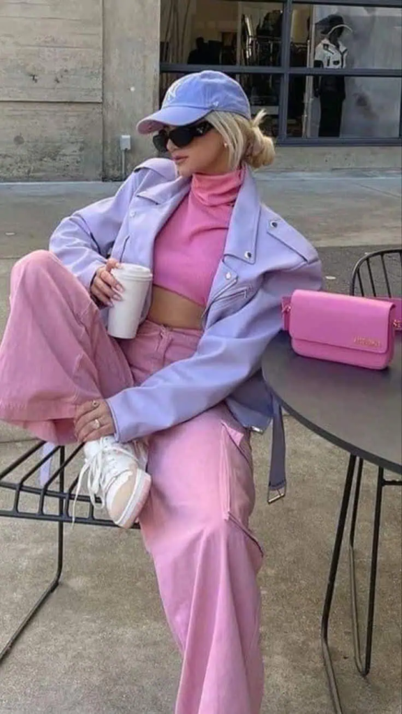 Pastel Perfection: Pink And Lavender Layers