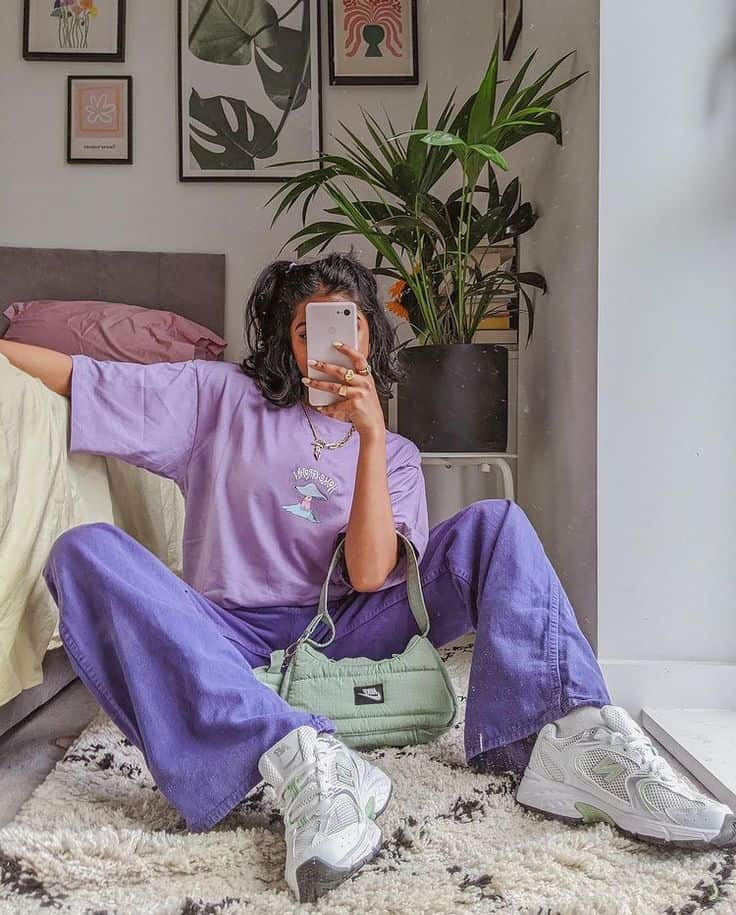 Lavender Layers For Laid-Back Looks