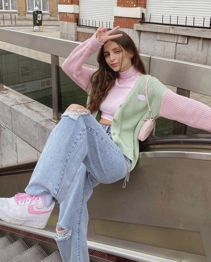 Pastel Perfection With Retro Flair