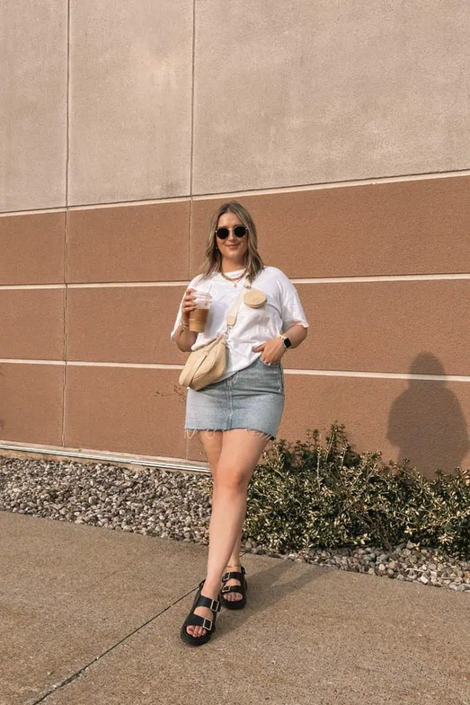 Casual Cool In Denim Mini