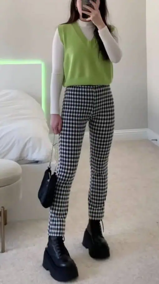 Preppy Chic With A Vibrant Twist