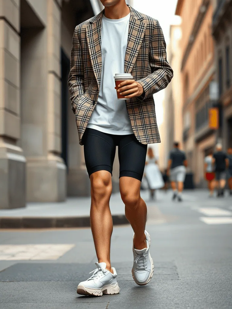 The “Blazer and Sneakers” Combo