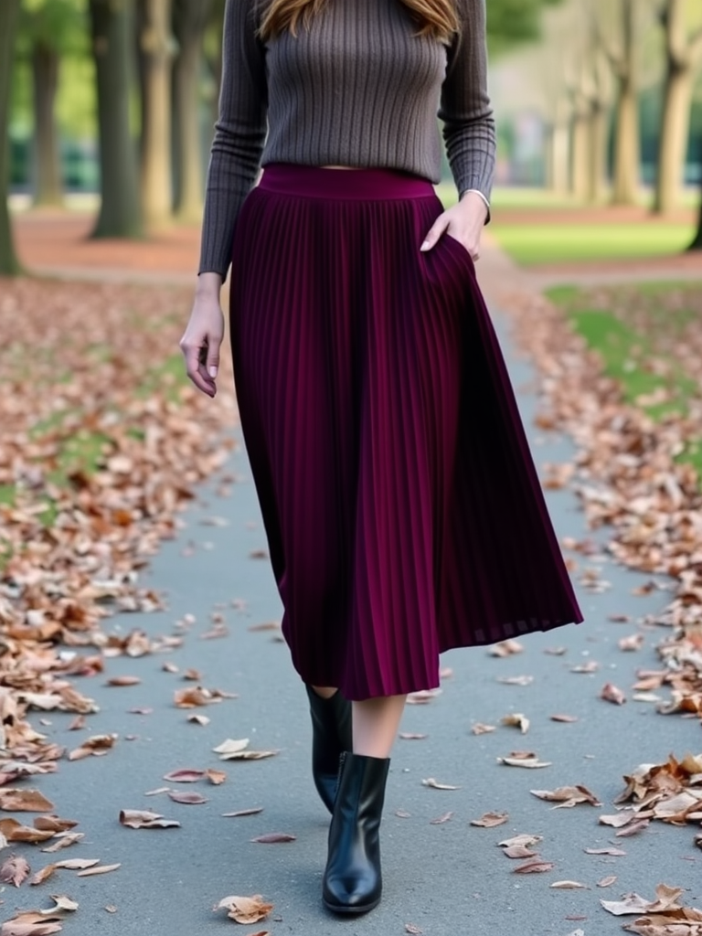 The “Midi Skirt Magic” Look
