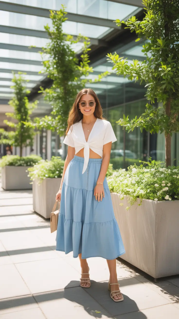 Soft Feminine Layers with European Calm