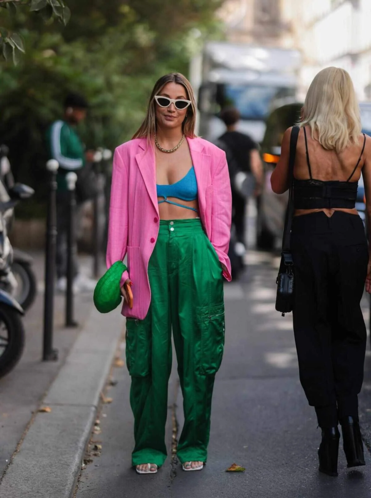 Bold Color-Blocked Street Style Ensemble