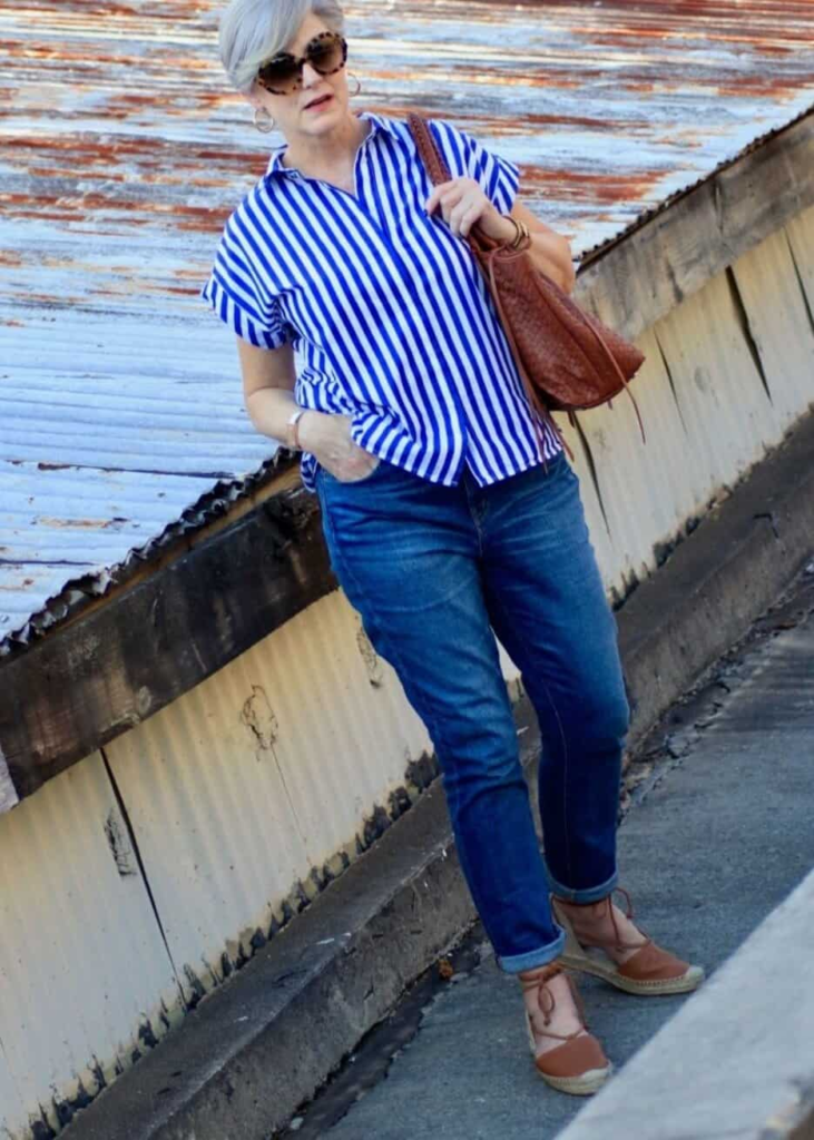 Nautical Stripes and Denim Chic