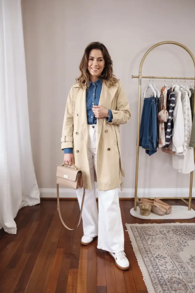 Classic Trench Energy with a Modern Twist