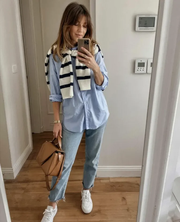 Layered Stripes for a Polished Yet Relaxed Spring Look