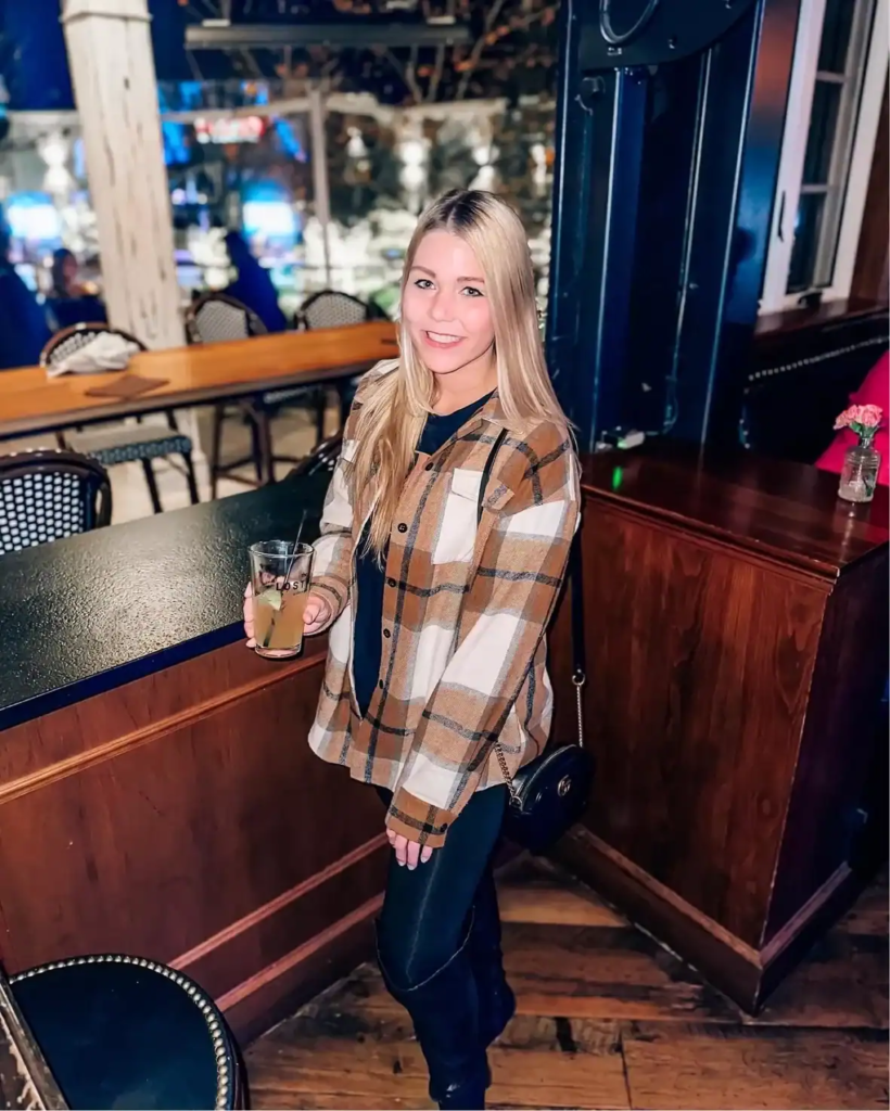 11. Cozy Chic In Plaid Flannel