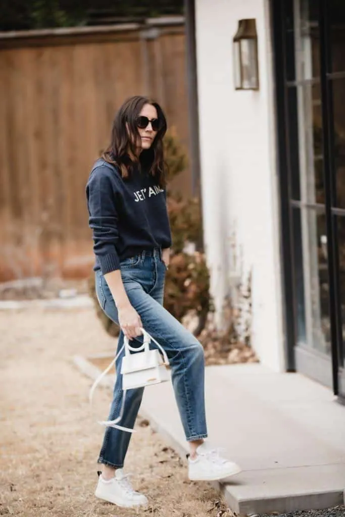 9. Timeless Denim And Sweater Combo