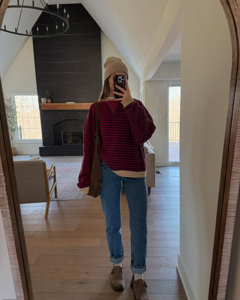 Striped Retro Casual
