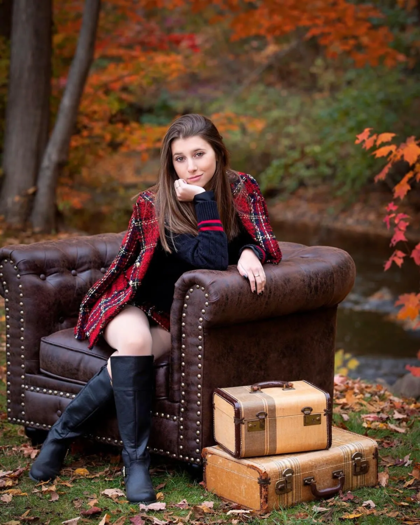 2. Cozy Plaid And Vintage Charm