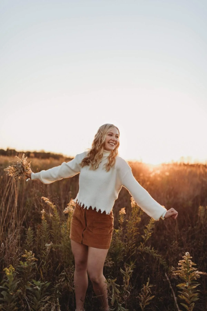 19. Cozy Knit And Suede Skirt Combo