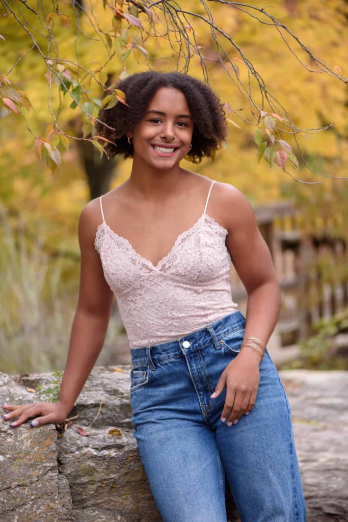 20. Lacy Cami And Classic Denim