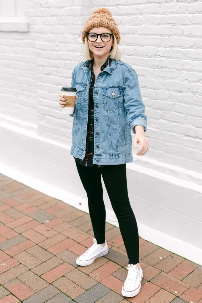 7. Cozy Casual With Oversized Denim