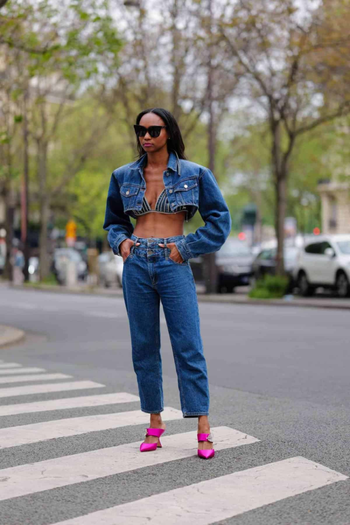 11. Cropped Denim With A Twist