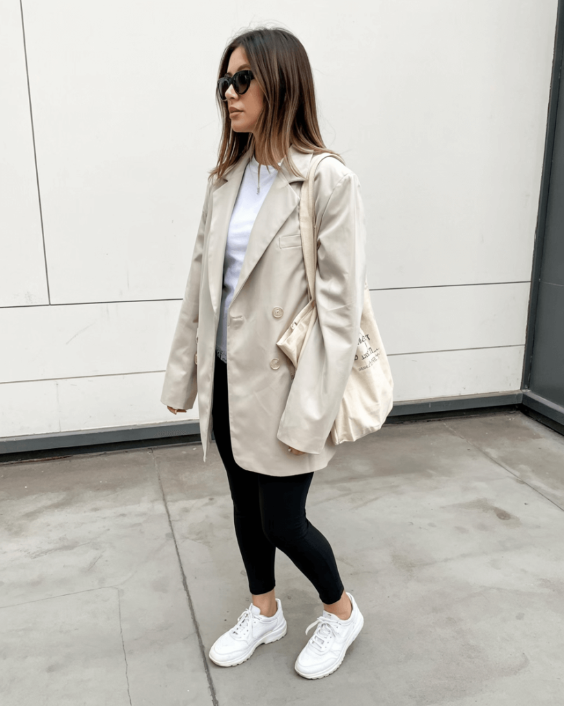 Soft Cream Blazer and Classic Simplicity