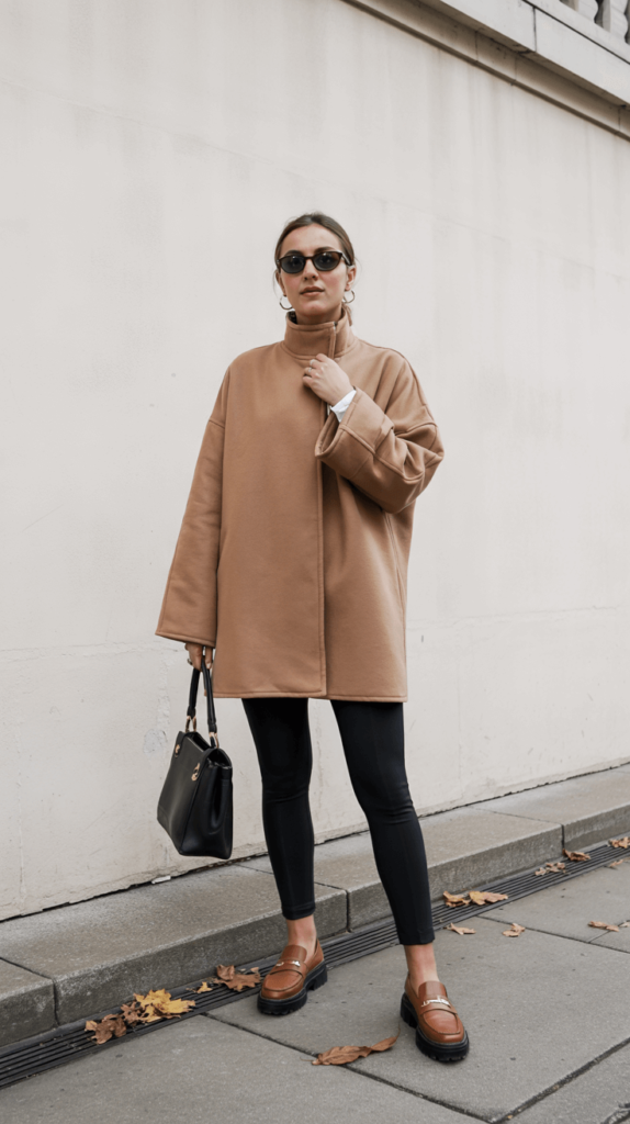 Camel Warmth and Autumn Simplicity