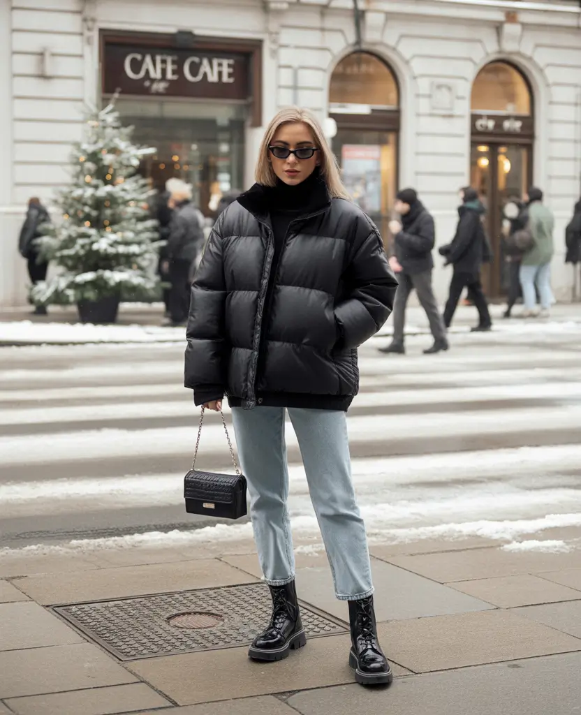 Black Puffers and Effortless Cool