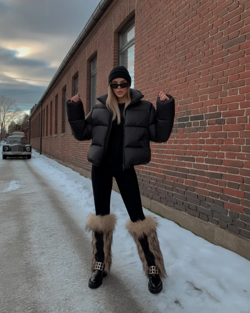 All Black with Statement Boots