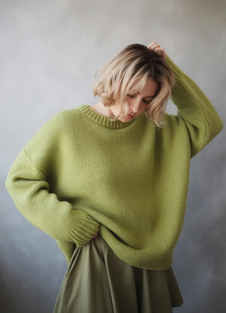 Fresh Green Oversize Knit