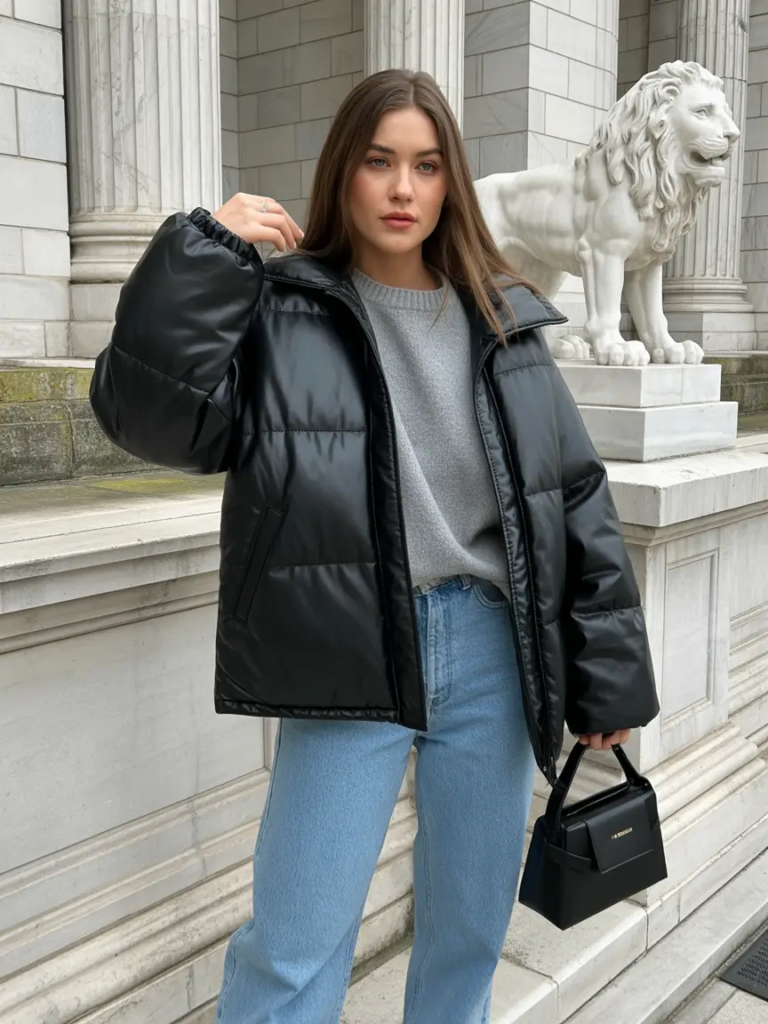 Black Puffer Minimalism