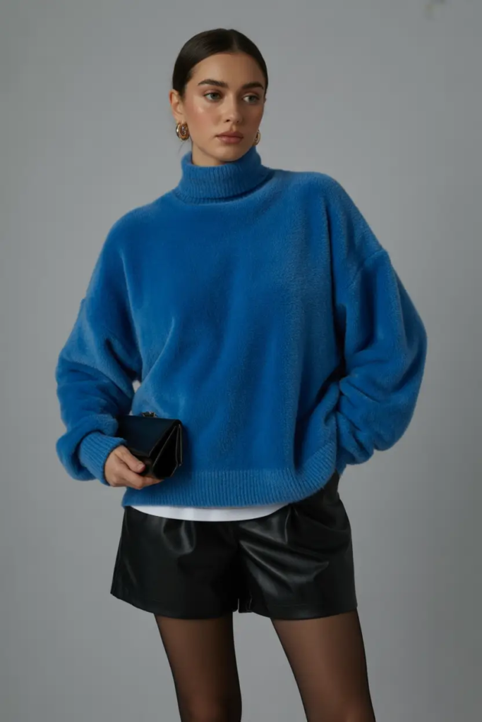 Blue Knit Cool Factor