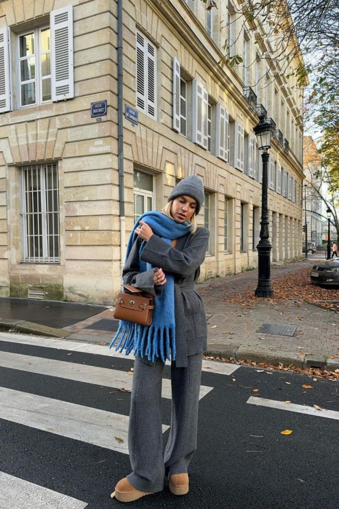 4 Bold Blues and Cozy Grays