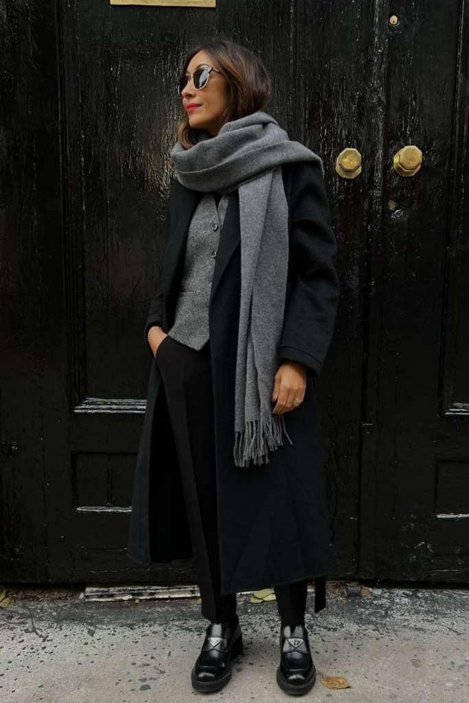 11 Winter Minimalism with a Pop of Gray