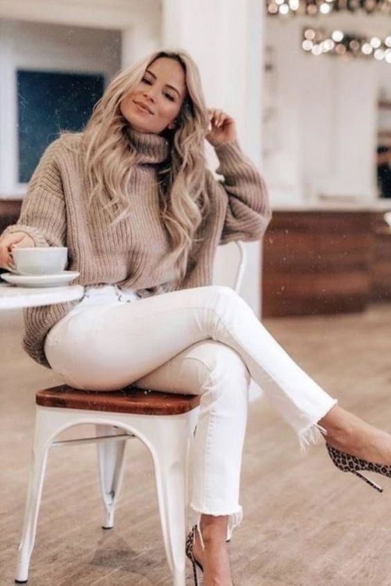 Warm Wintery Neutrals Outfit Idea