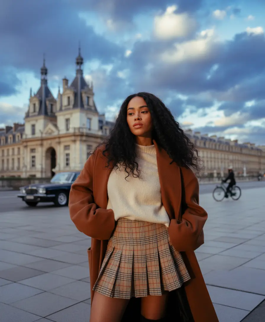 Modern Plaid with Parisian Flair