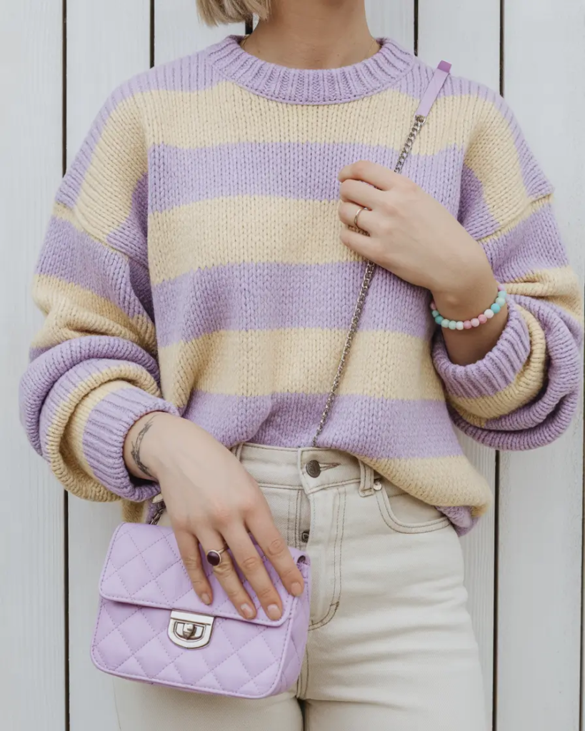 Pastel Knits and Vanilla Cream Jeans