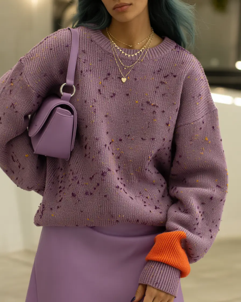 Punchy Knitwear with a Twist