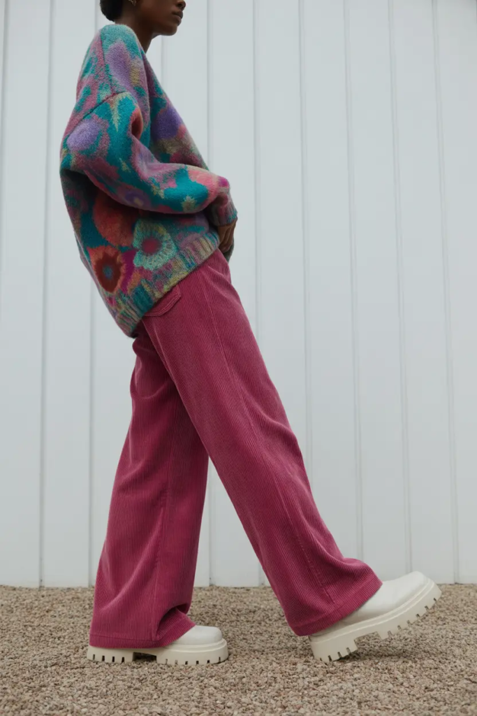 Bold Florals & Corduroy Calm