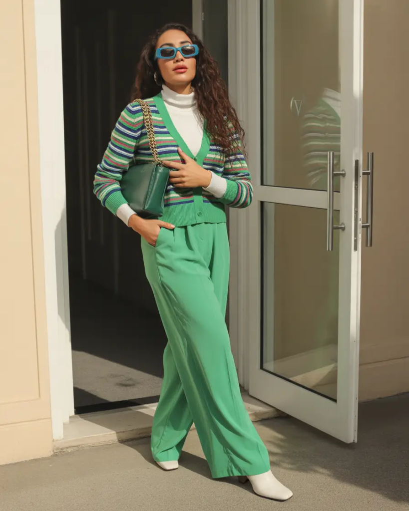 Green Monochrome Power Move