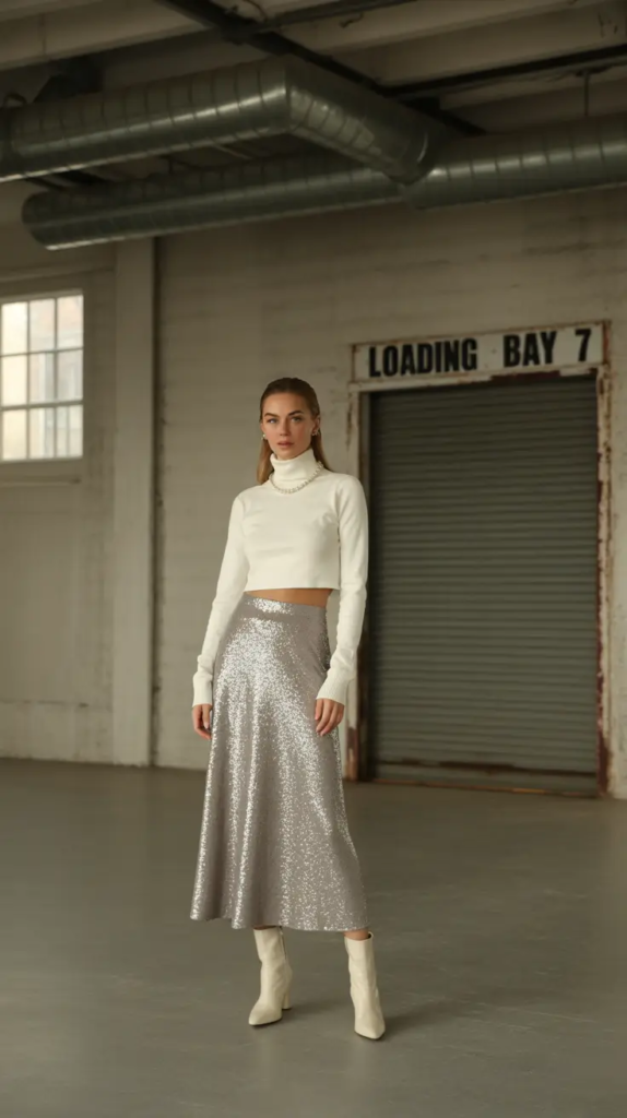 Silver Sparkle For Cold Nights