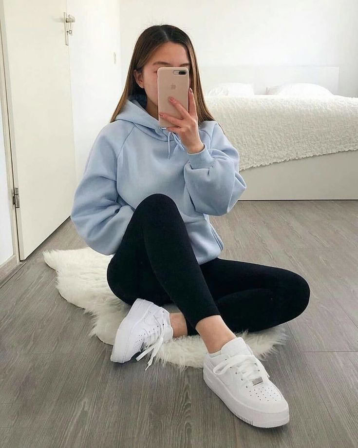 Pastel Hoodie And Leggings Combo