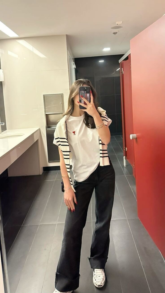 Preppy Chic With A Casual Twist