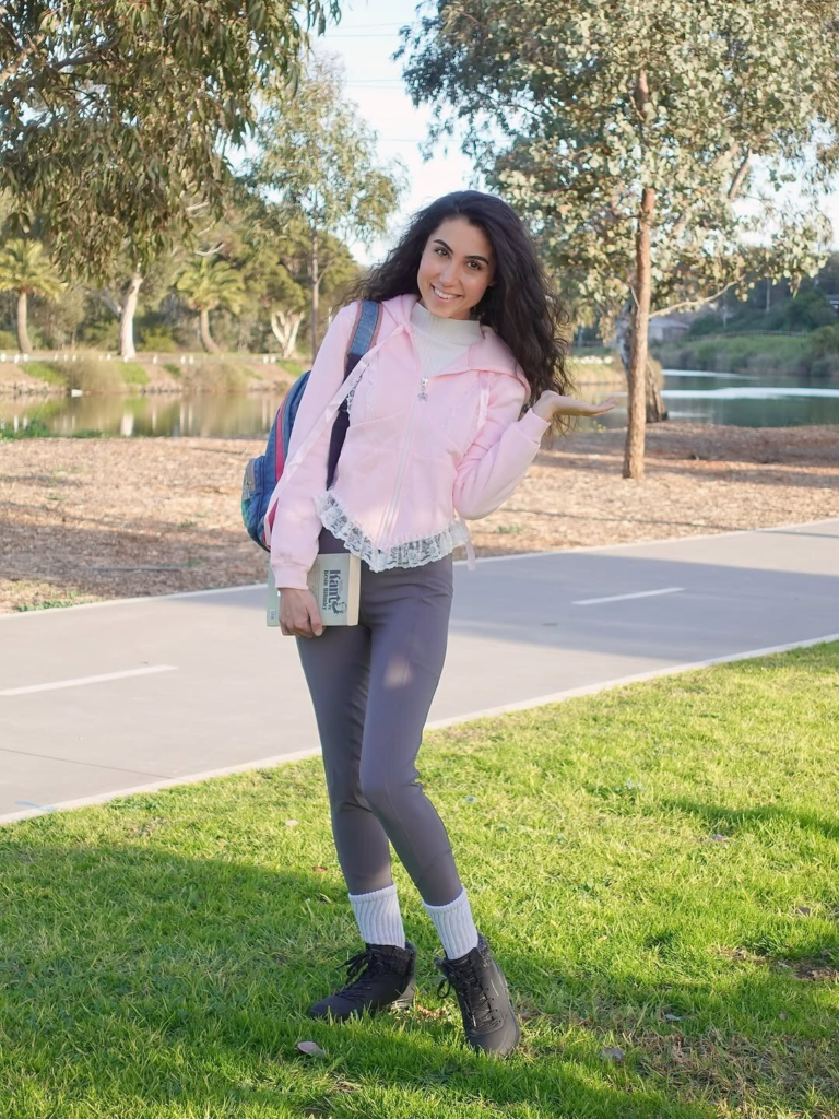 Pastel Pink And Lace Athleisure