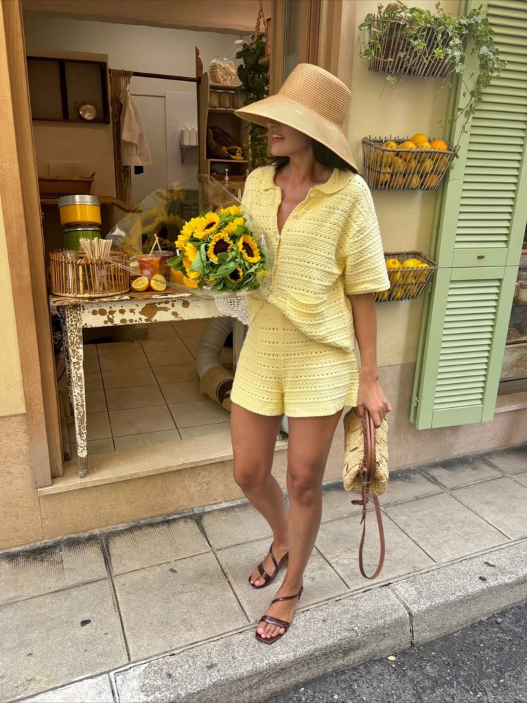 The Matching Crochet Set + Oversized Sun Hat