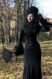 9. Victorian-Inspired Corset Dress Ensemble