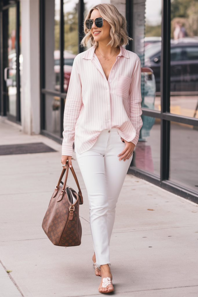 1. Chic Pastels and Relaxed Silhouettes