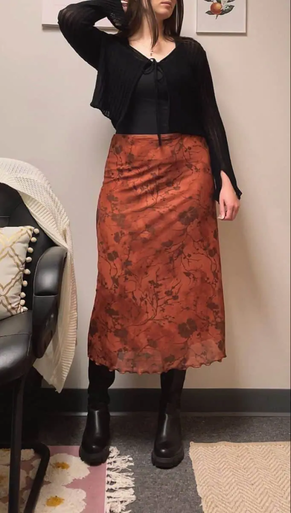 Autumnal Elegance Meets Gothic Charm