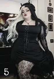 Laced-Up Regal Gothic Elegance